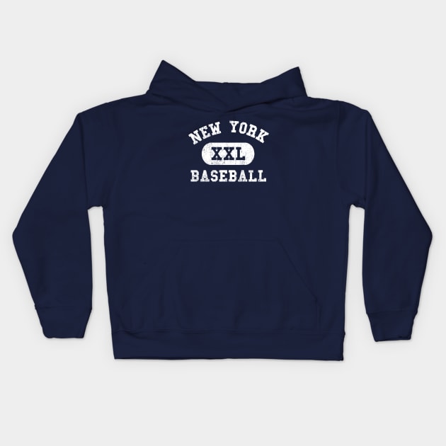 New York Baseball III Kids Hoodie by sportlocalshirts